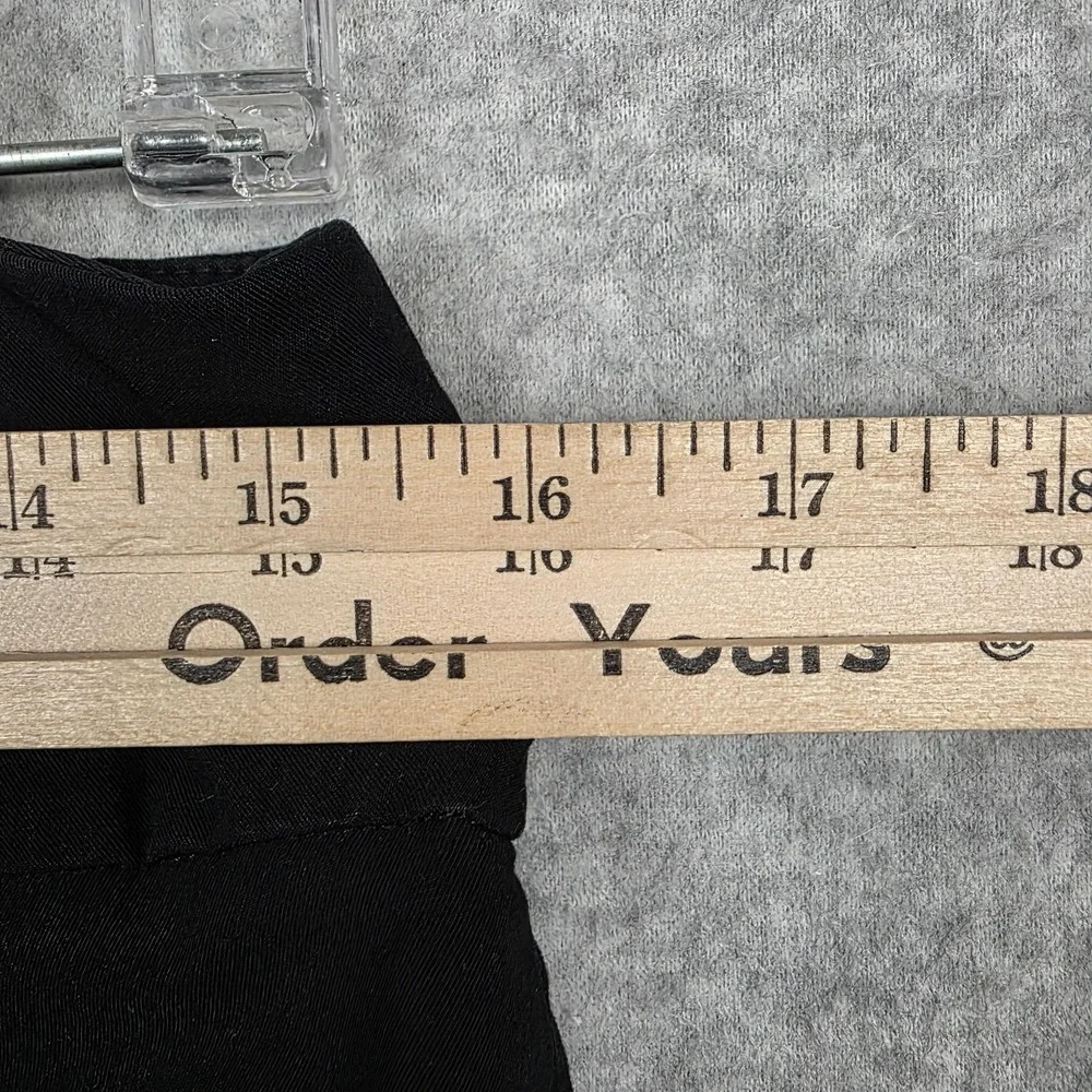 Shape FX Newport News Pants Womens 13 Black Stretch Dress Career Straight Leg - Picture 8 of 13